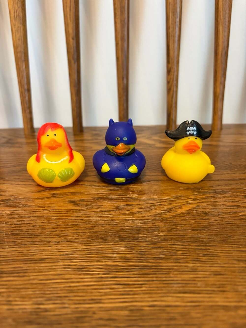 Unbranded Novelty Rubber Duck Lot of 3 Superhero Mermaid Pirate